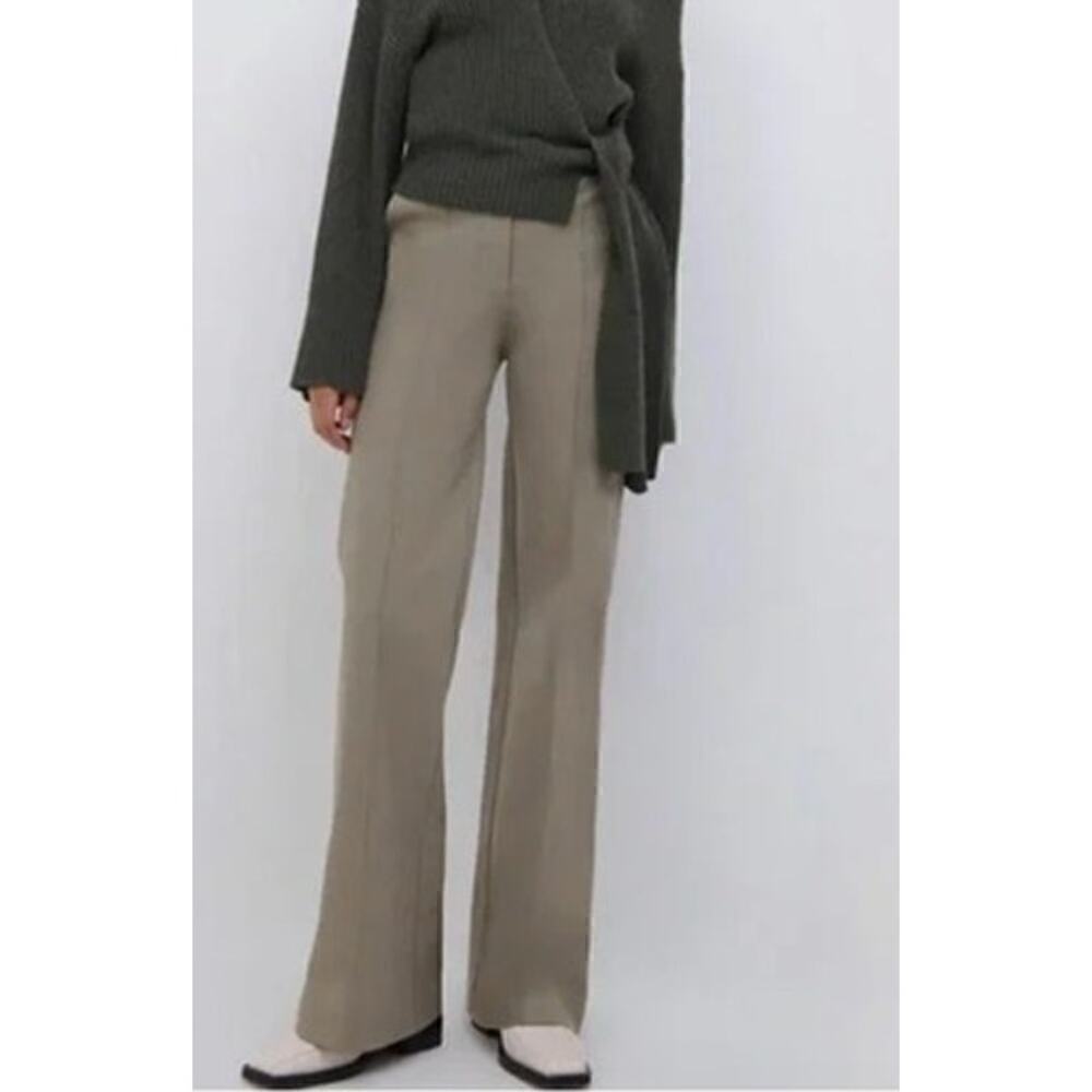Jonathan Simkhai Kassandra Pant Bootcut Olivine NWOT 4